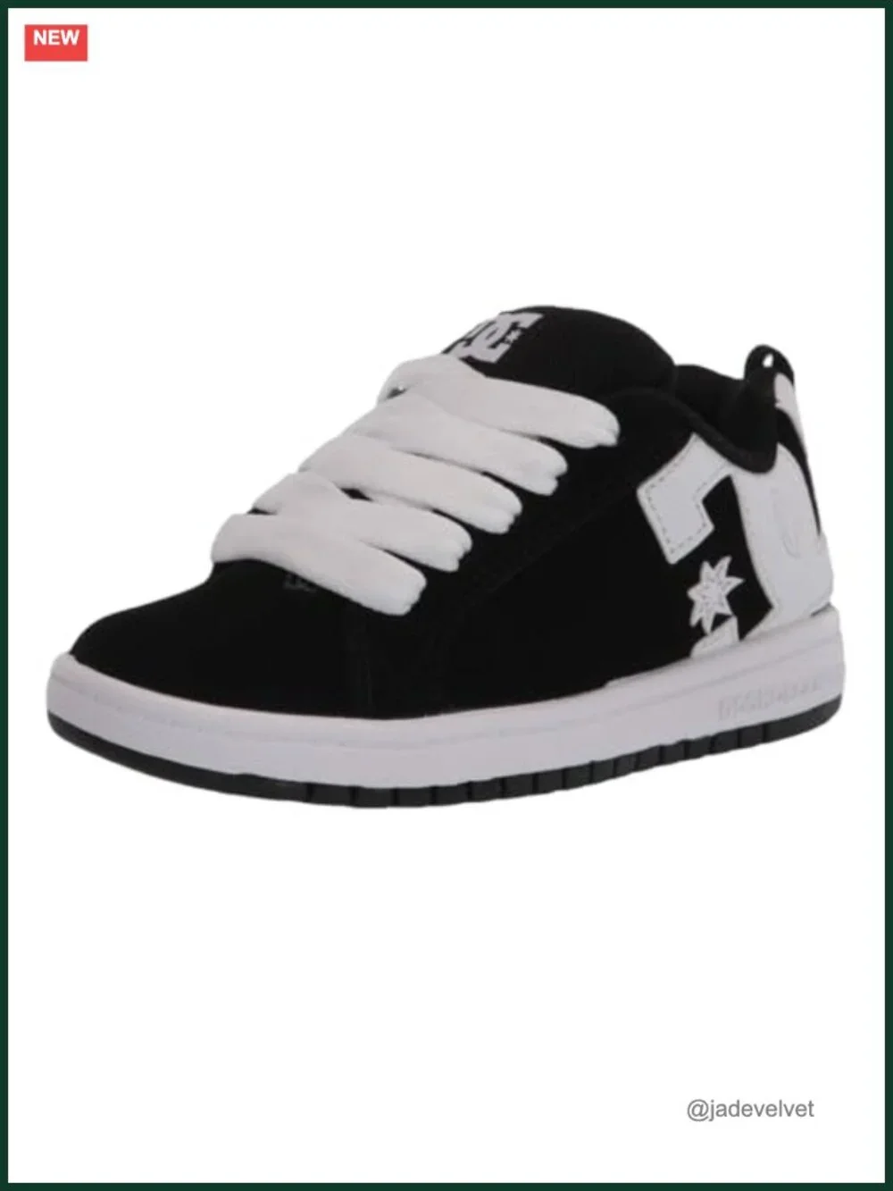 Boys Court Graffik Low Top Skate Shoe Sneaker Size